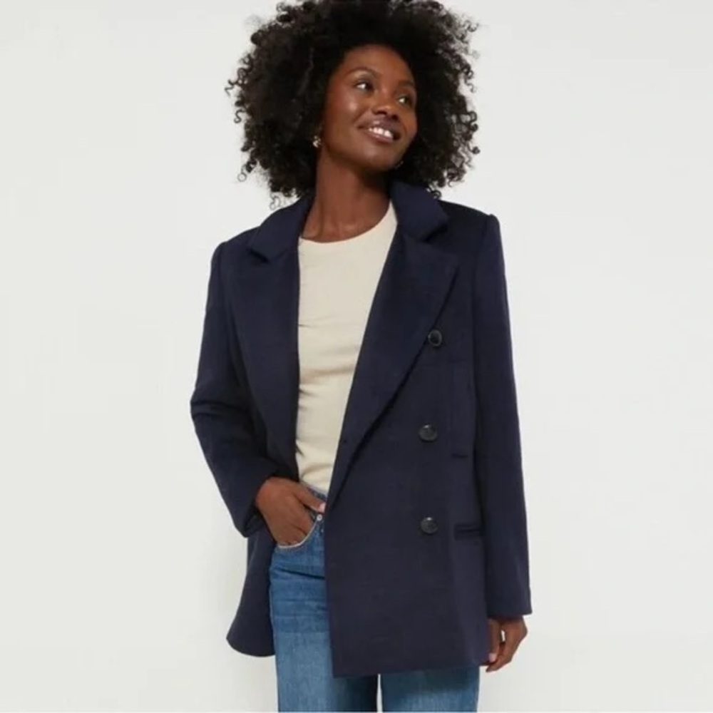 NWT Tuckernuck Navy Kensington Blazer Coat - Picture 2 of 6